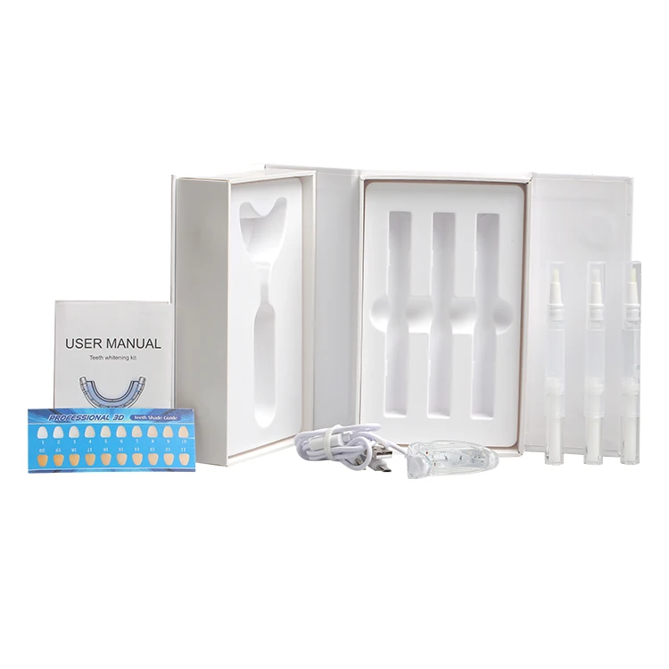 Custom Logo bleaching teeth whitening led kit custom machine for salons