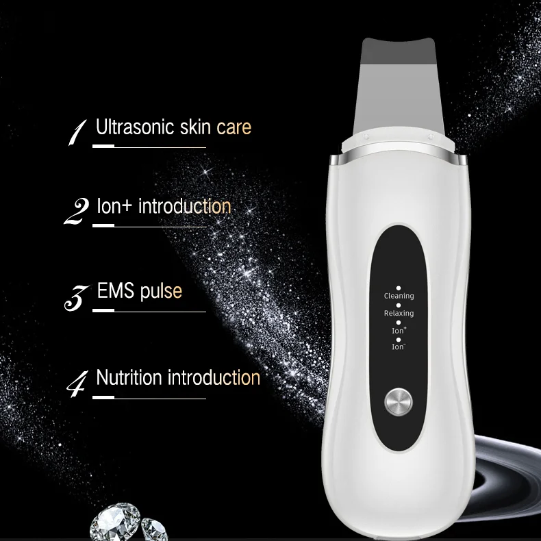 Special Price For First Piece Ultrasonic Face Skin Scrubber beauty products for women