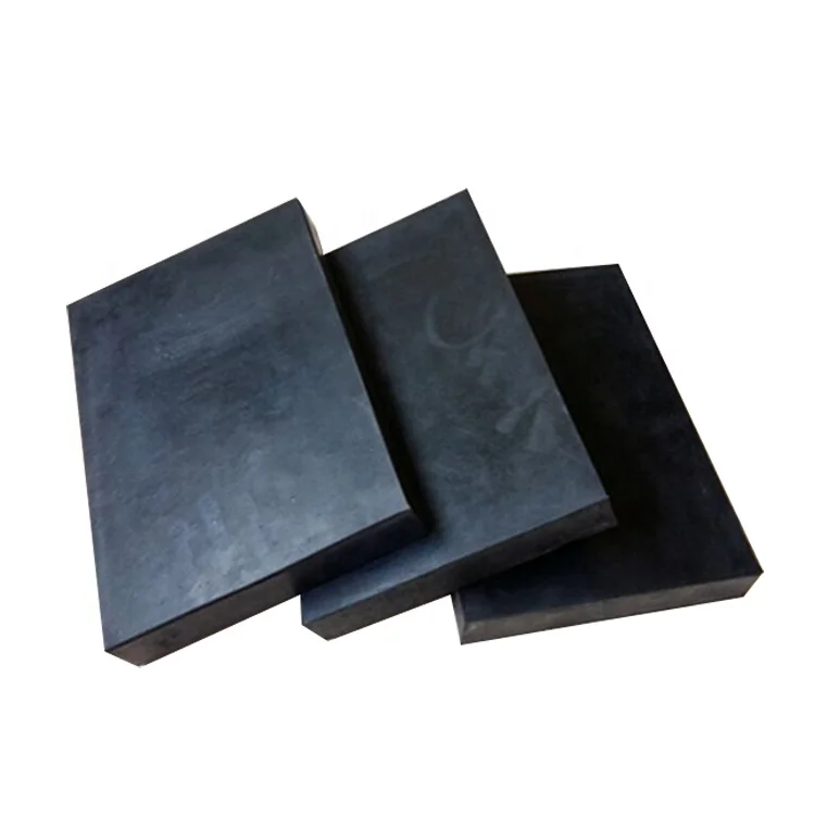Customized size neoprene rubber block and natural elastomeric bearing pad for bridges
