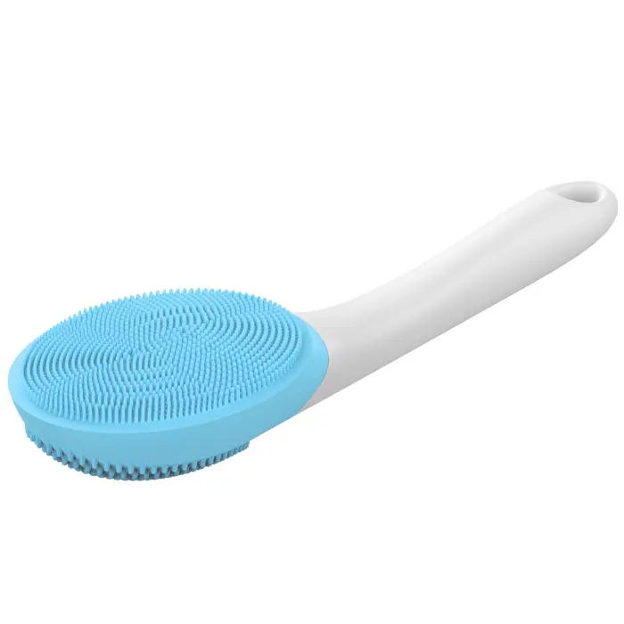 Перезаряжаемая Водонепроницаемая силиконовая Задняя щетка, электрическая щетка для тела с двойными сторонами