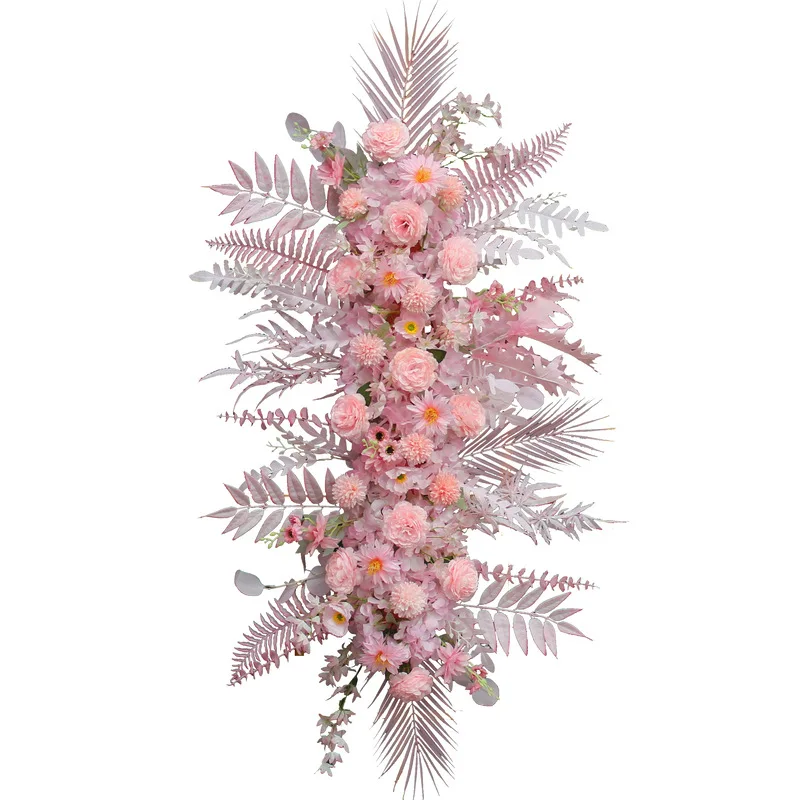 New Wedding Decorative Flower Silk Floral Arrangement Long Hanging Flower for wedding Background