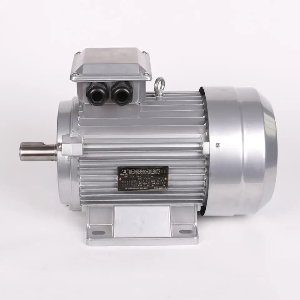 Ie3-4Pole Electric Ac Motor 380V Ie3 5.5Kw 1500Rpm 3 Phase Induction Motor Price Asynchronous Three Phase Motor