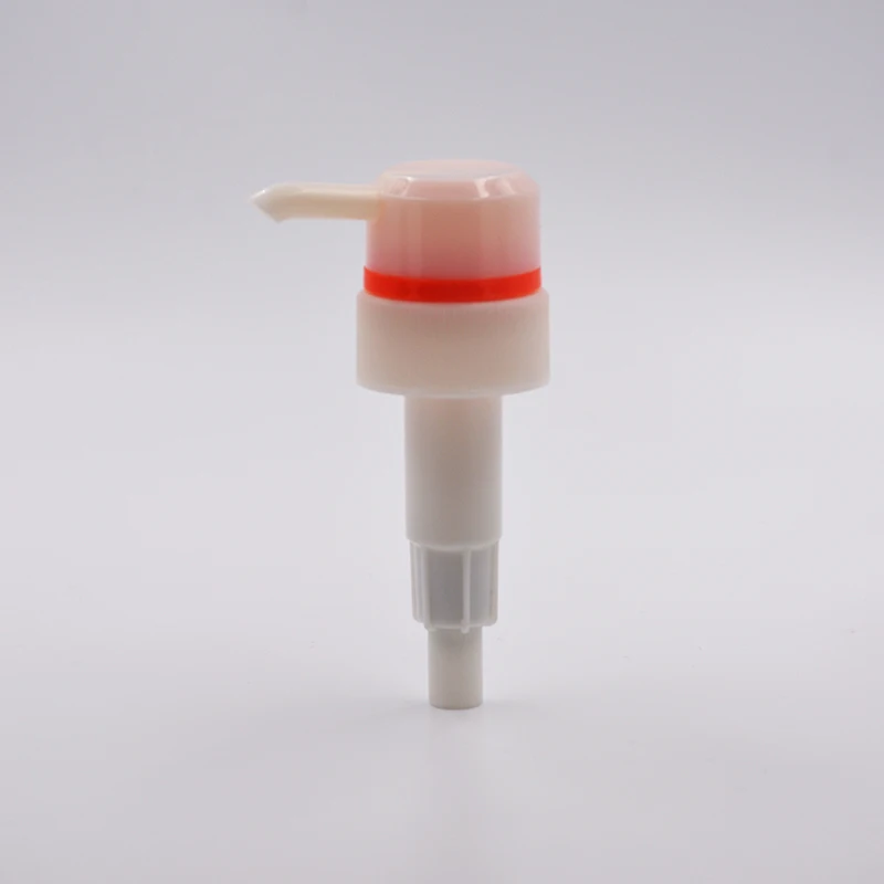 hot sale white 33400 big discharge rate screw lotion pump For Bottles 4CC Outer Spring dispenser pump