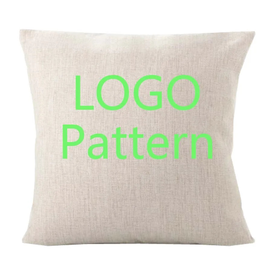 Wholesale Cheap Custom Sublimation Blanks Pillow Case Digital Printed Linen Cushion Cover Throw Pillow Cover