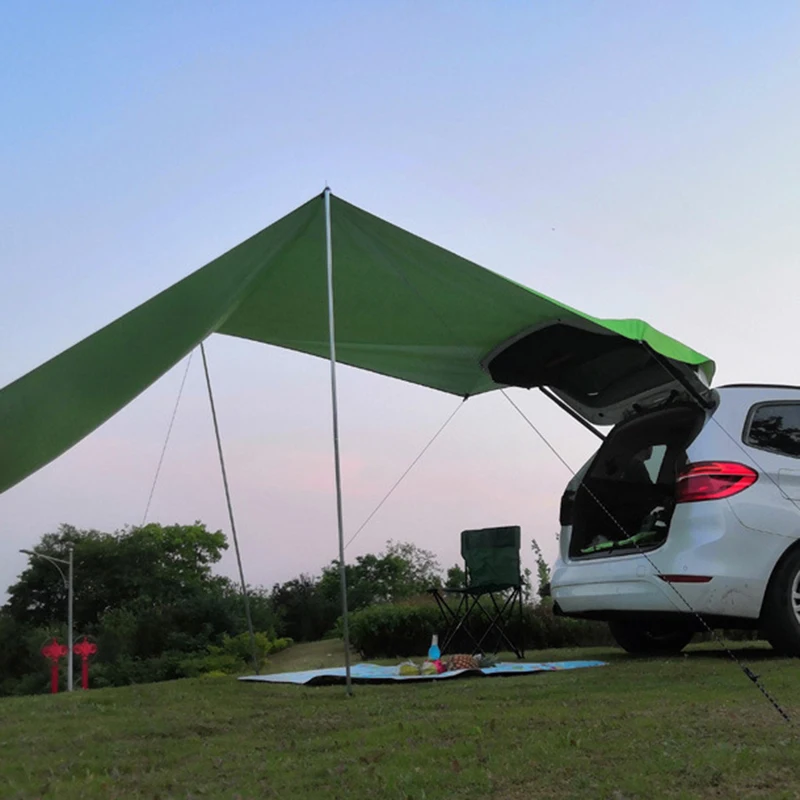 2021 Best Selling High Quality Waterproof Oxford Fabric 440*200cm Size Car Awning For Suv Car