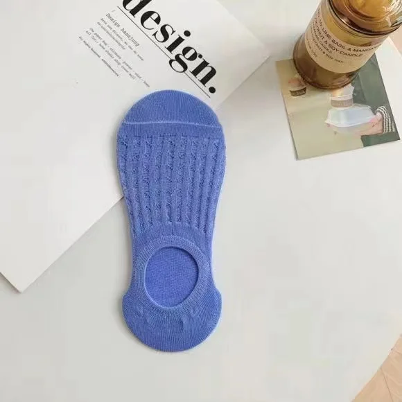 Customizable High-quality Womens Socks Shallow Invisible Cotton in Spring and Summer Thin Hole