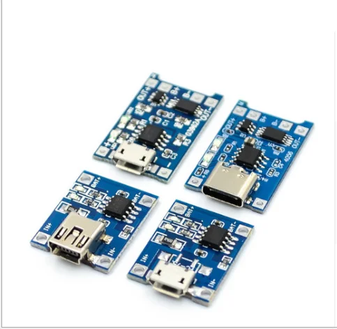 Module 18650 Lithium Battery Charger Board Tp 4056 Micro Usb Li Ion Modul Tp4056