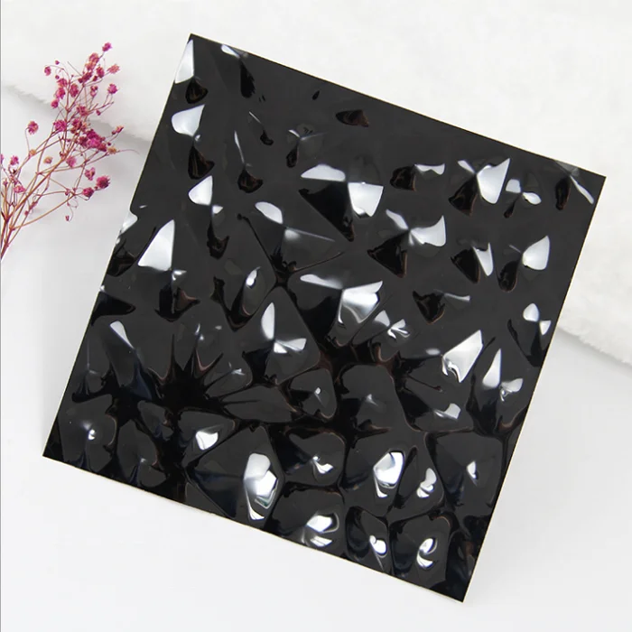 YDX Stainless steel embossed ceiling panels 304 restaurant interior ceiling and wall design modern metal ceiling design