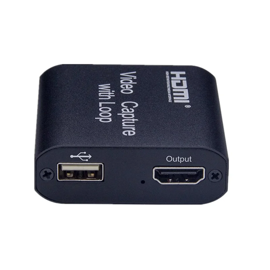 HD1080P 4K HDMI-compatible Video Capture Card  USB 2.0 Video Capture Board Game Record Live Streaming Broadcast TV Local Loop
