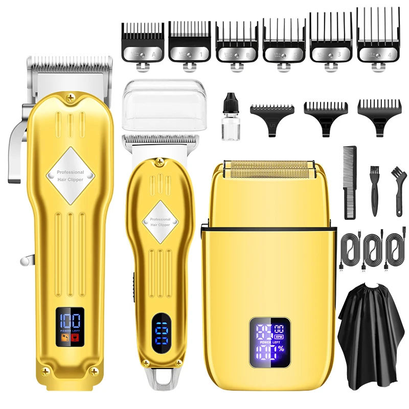 PSB 3 In 1 Hair Grooming Set Hair Cutting Sculpting Shaving Accessories Electric Shaver Hair Trimmer & Clipper