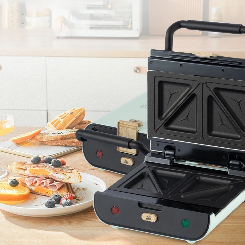 Automatic Panini Sandwich Press Grill Maker  Double Sided Non Stick Waffles Sandwich Maker Machine