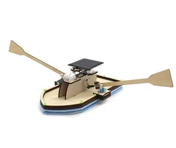DIY STEM Kit Solar Toy Solar Powered Sail Boat Science Engineering Toys Educational Equipment For Teenagers experiment kit scien