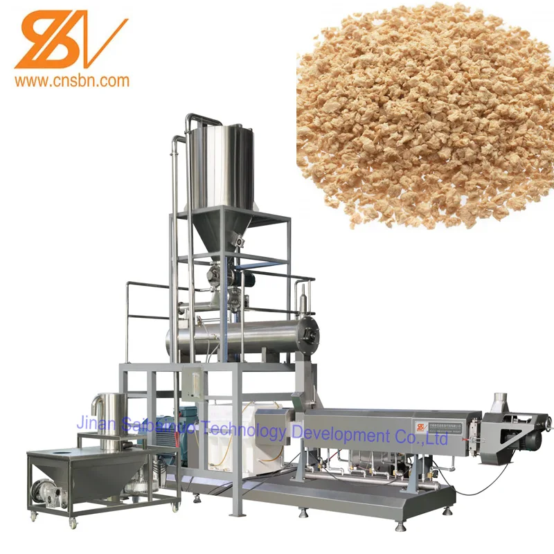 industry machinery textured vegetable soy protein bar production line soybean extruder soya meat making machine