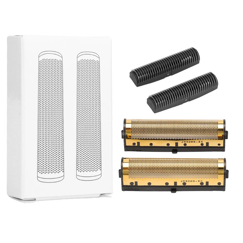 RESUXI LK-2208 Gold blades Shaver Head washable Replacement Foil And Cutter Replaceable Shaver Cutting Head And Blade Set