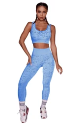 2021 New Athleisure Yoga Leggings And Sport Bra Sets Women High Quality Gym Wear 2 Piece Yoga Wear Set AM972