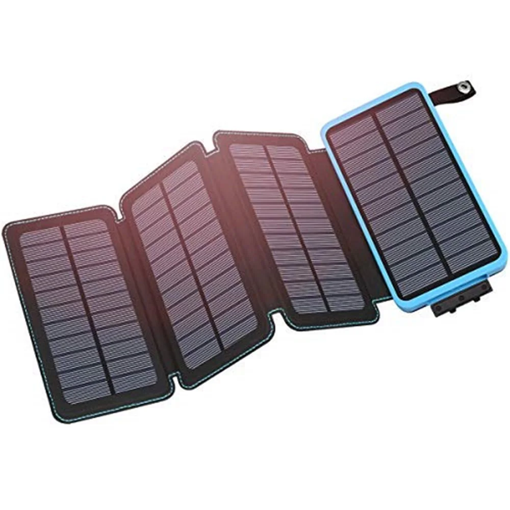 50 000mah Foldable Mini Slim Solar Mobile Charger 50000mah Power Bank Solare Power Banks 50000 mah Fast Charging High Capacity
