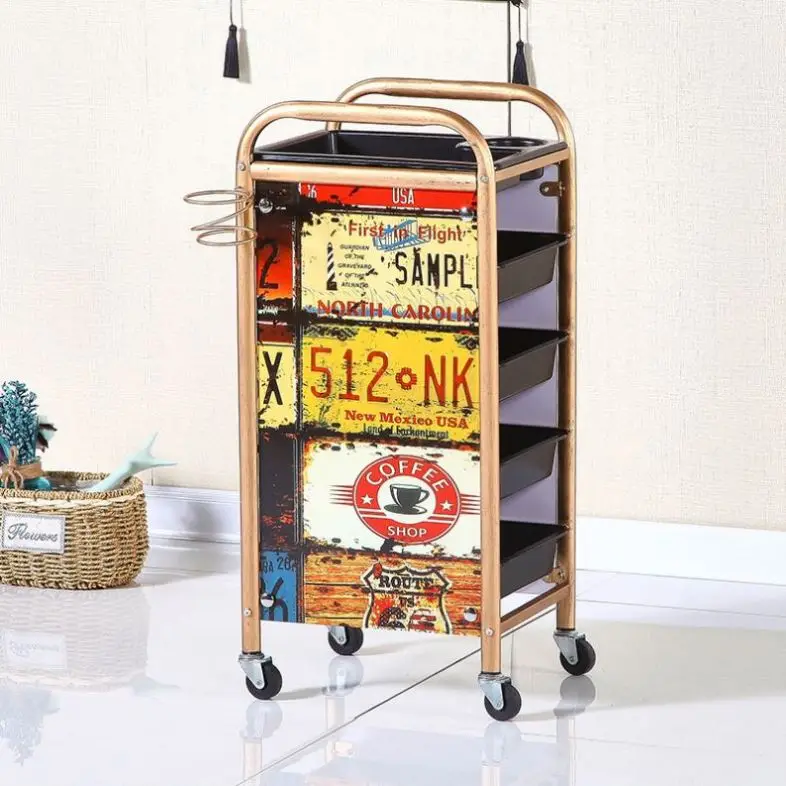 Professional Salon Hairdressing Trolley Manufactured China Hair Salon Equipment Trolley For Sale