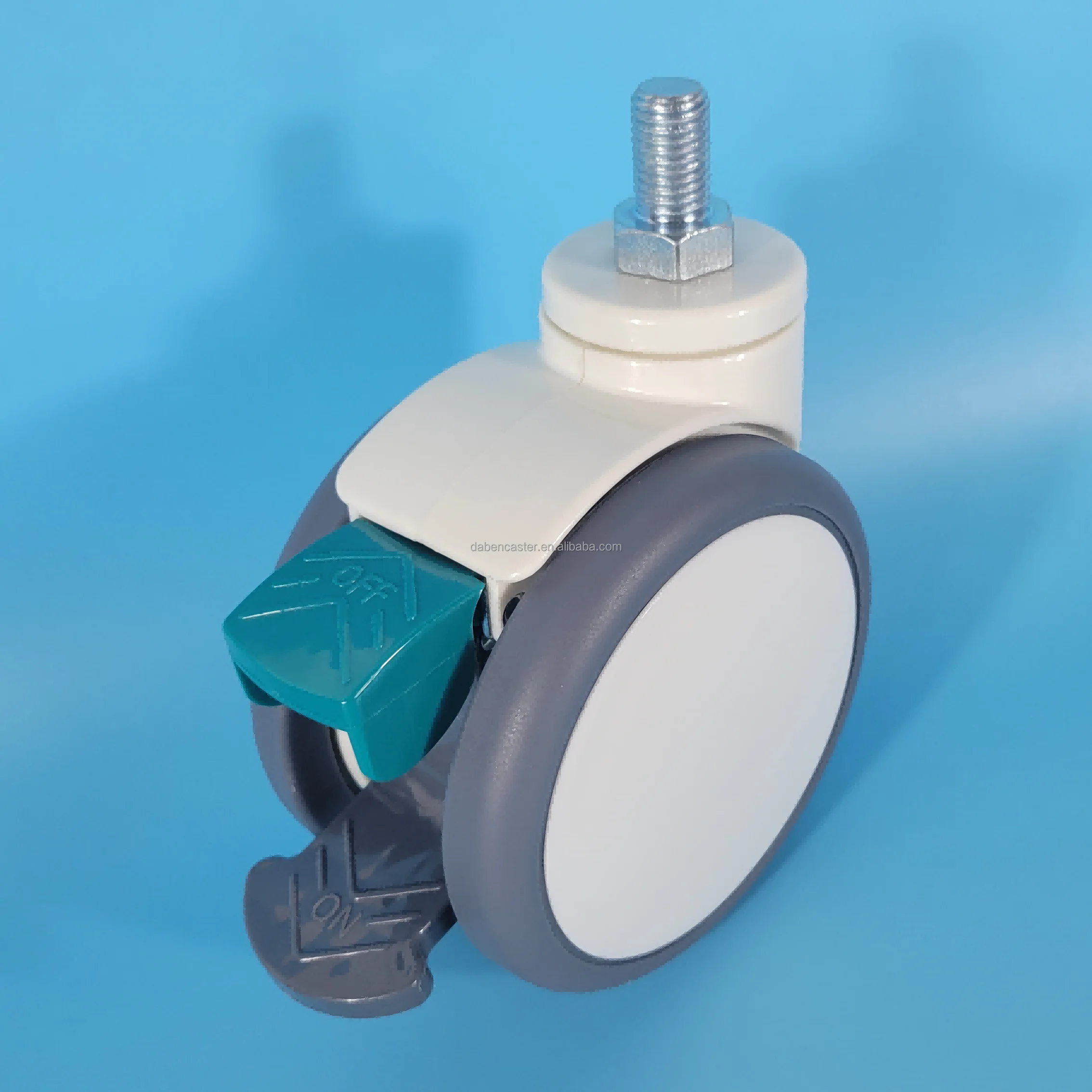 5 Inch Twin Wheels Castors for Hospital Instrument bed Medical Trolley Cart