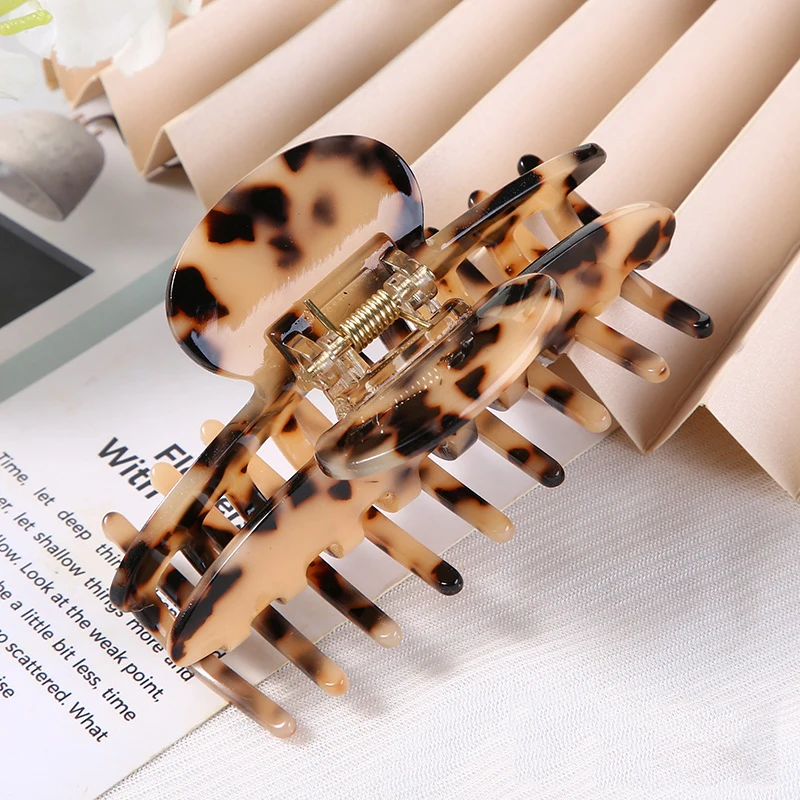 RARA 9.5CM Classic Hot Sale Crab Hair Clip For Thick Hair Large 90s Claws Clips Vintage Ins Acetate Hair Claws