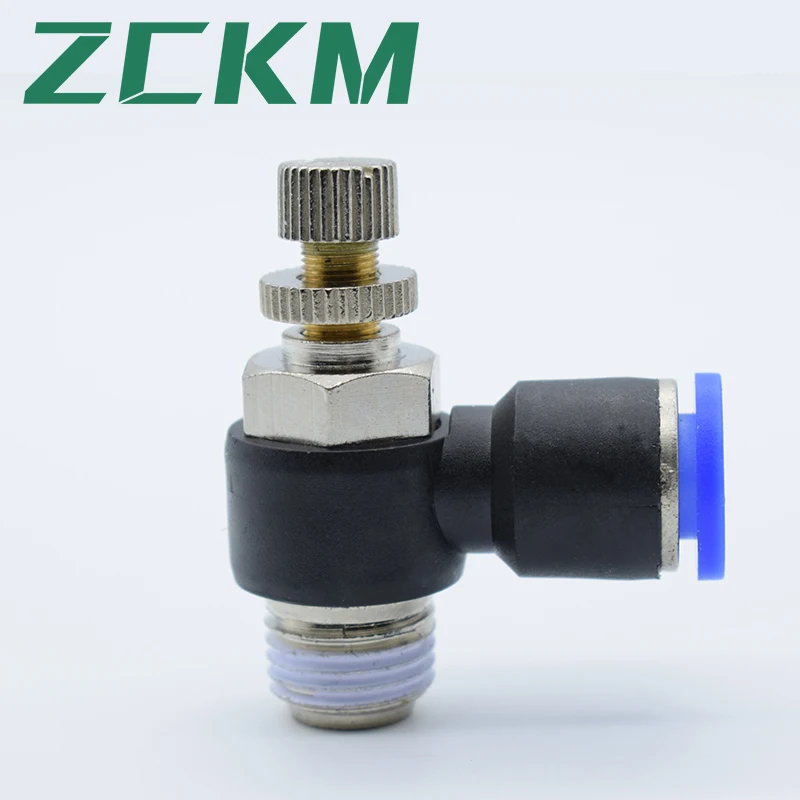 Brass with plastic material  pneumatic connector types Pneumatic  Elbow 90 Degree SL Control Valve