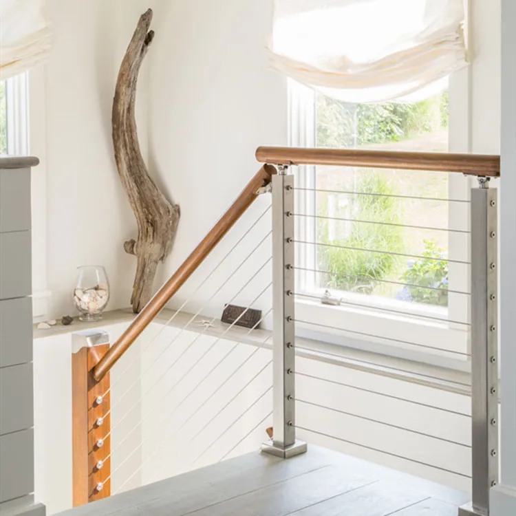 Prima Customized Aluminum stainless steel Wire Cable Railing Outdoor Balustrade Wire Cable Systems for fencing