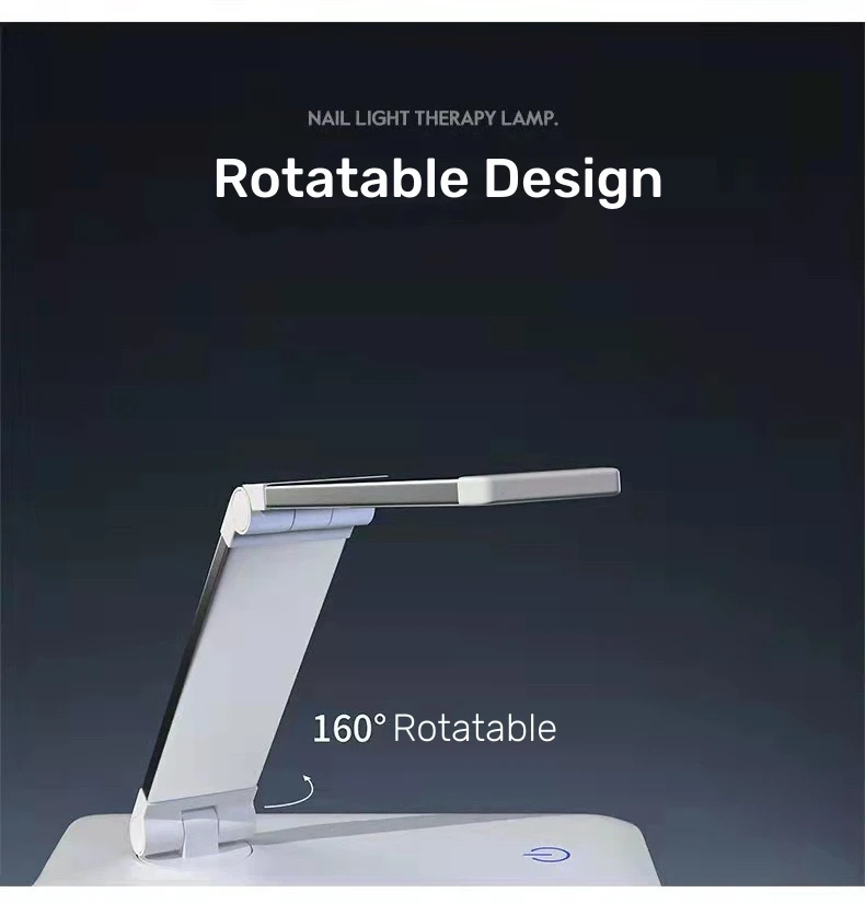 MyBeautyNails Soft Gel Nail Tip Extension Gel X Tip Professional Foldable Rechargeable Cordless Flash Cure Nail Table Lamp