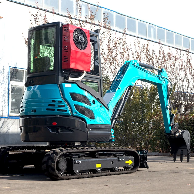 Free shipping farm mini excavator 3.5t 1t 2t 6ton EPA/Euro5 engine bagger crawler digger machine 3.5 ton excavator