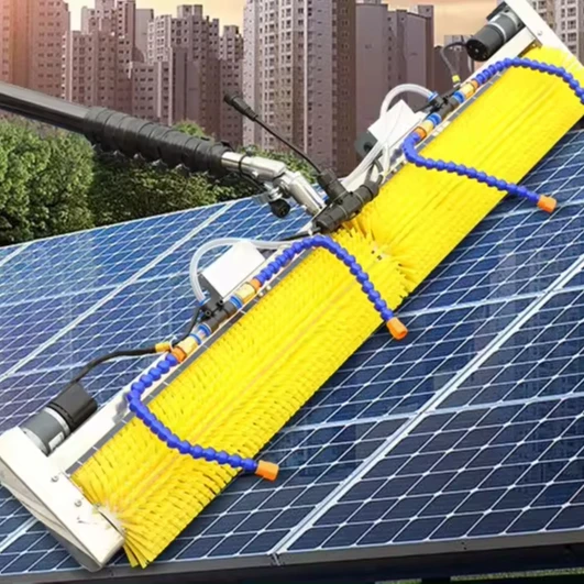 Фотоэлектрическая солнечная панель pv модуль воды пыли грязная Чистящая щетка машина