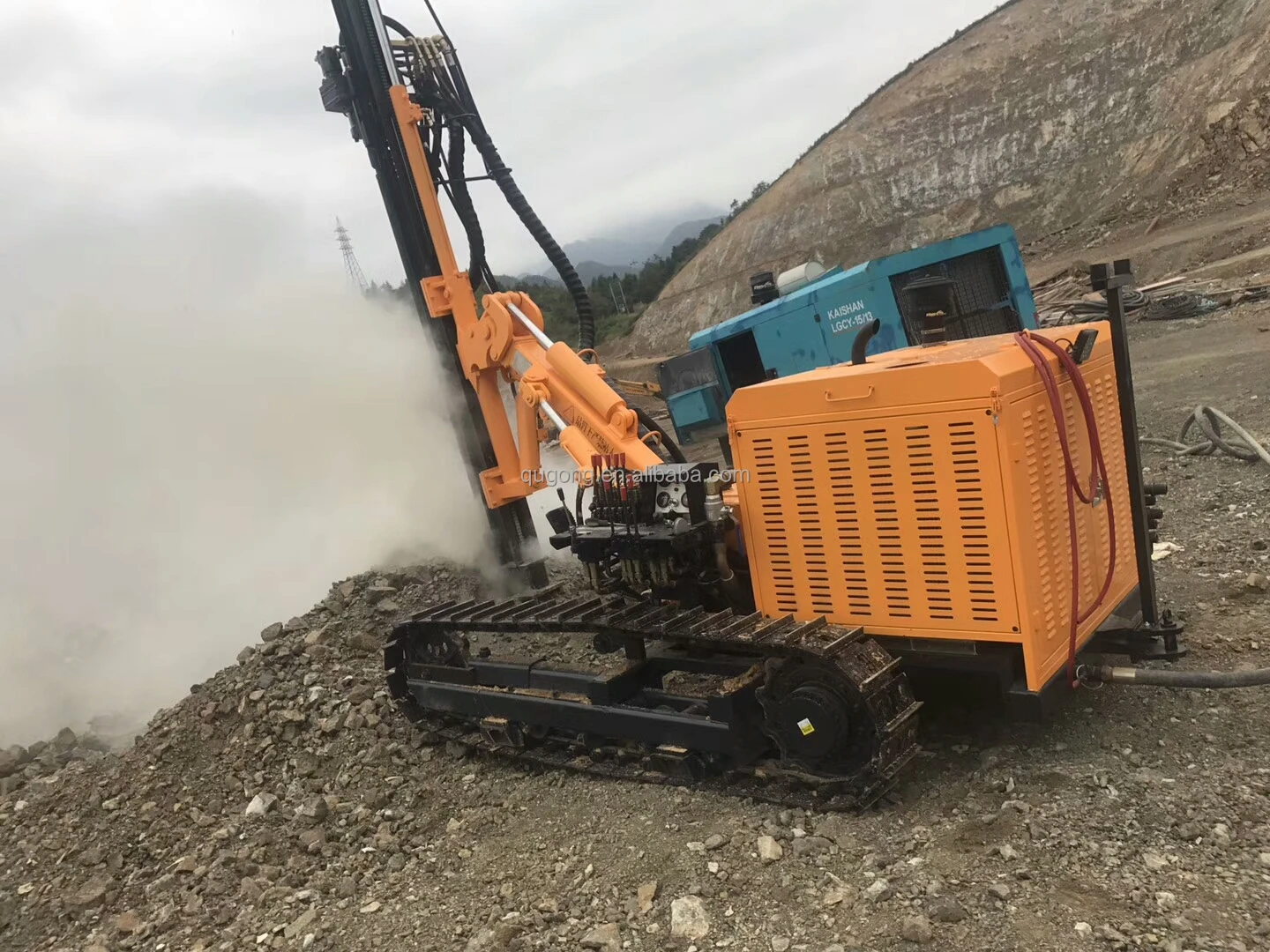 Kaishan KG726 Mining Hydraulic Crawler rock quarry gold mine Blasting Hole drilling Rig