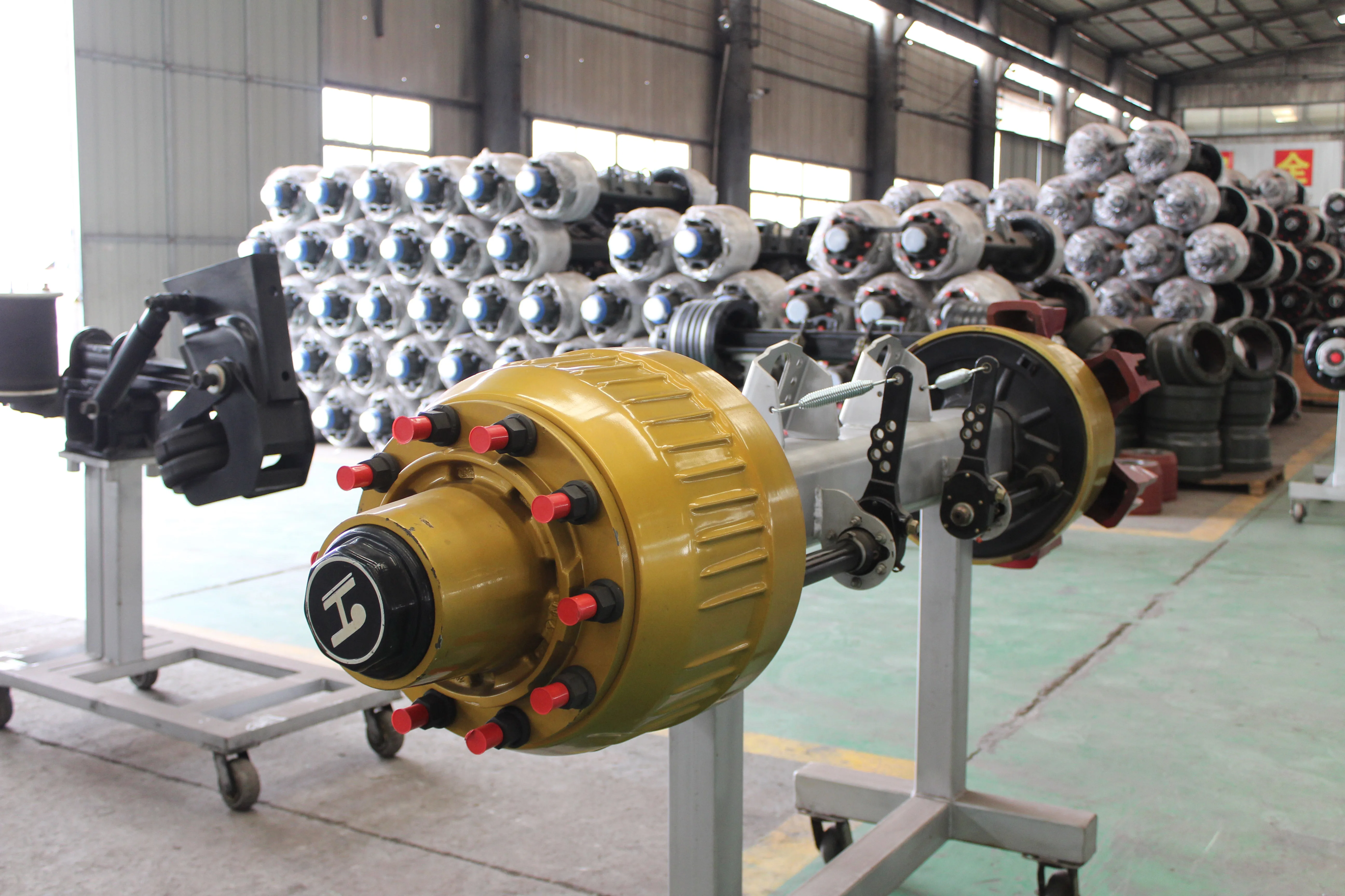 different model 10.5T 13T 14T 16T 20T  German Type Axle In Truck Trailer Semi Trailer Parts For Sale