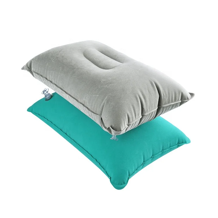 Adults Rectangle Folding Inflatable Headrest pillow