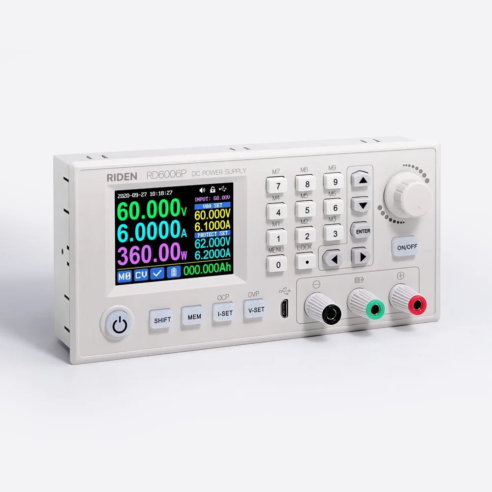RD RD6006P DC DC USB communication step down 60V 6A converter power supply adjustable module battery charging device