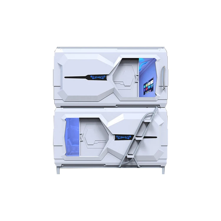 Прямая продажа с завода, тематическая кровать для отеля, спальные подставки, Капсульная двухъярусная кровать для отеля, капсульные подставки для сна