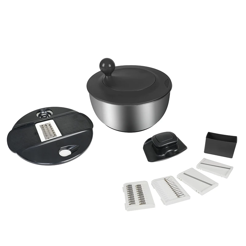 2024 New Large Capacity Multi-functional Kitchen Utensils Salad Dehydrator Vegetable Washer Stainless Steel Fruit and Vegetable