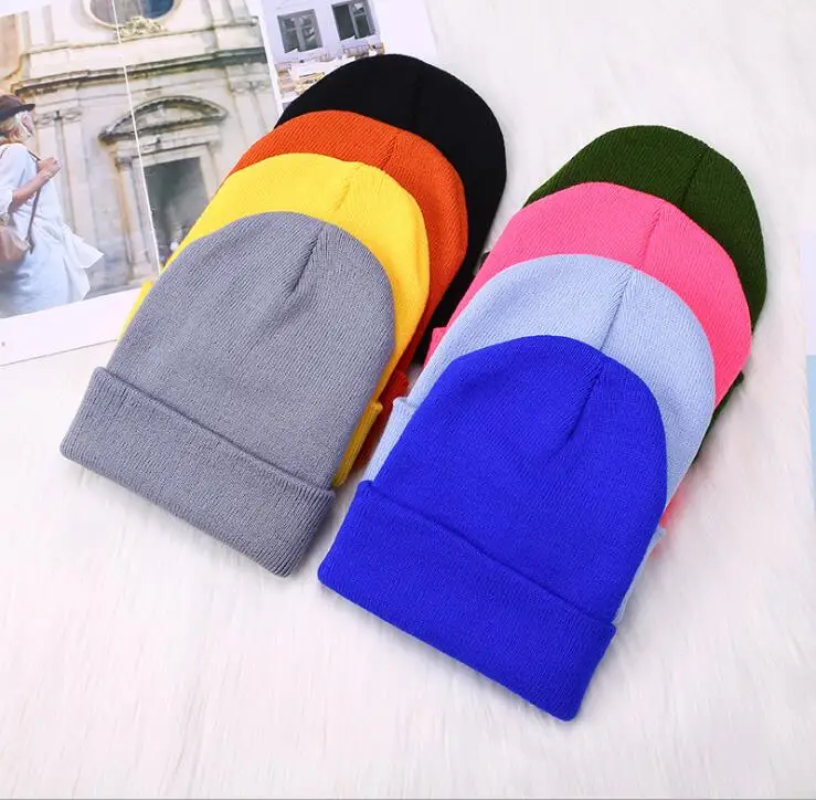 100% Acrylic Knitted Custom Winter Hats Beanie With Scarf Knitted beanie Hat Embroidery Custom Logo Beanie Cap Hat For Men Women