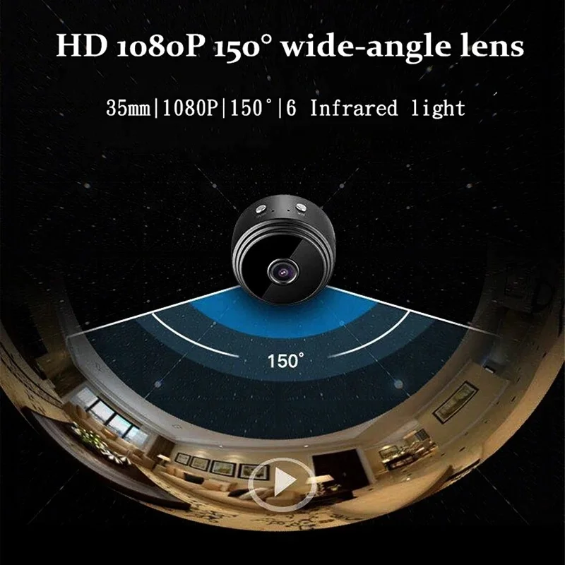 A9 Mini Camera WiFi Wireless Monitoring Security Protection Remote Monitor Camcorders Video Surveillance Smart Home