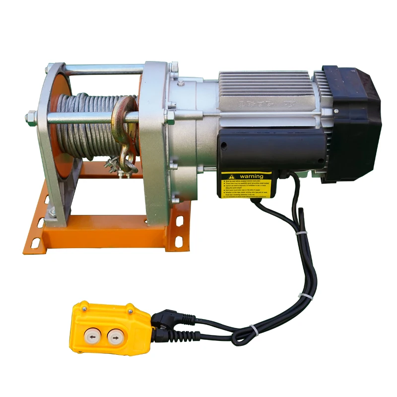 220v Mini Motor Lift Electric Powered High Speed Winch