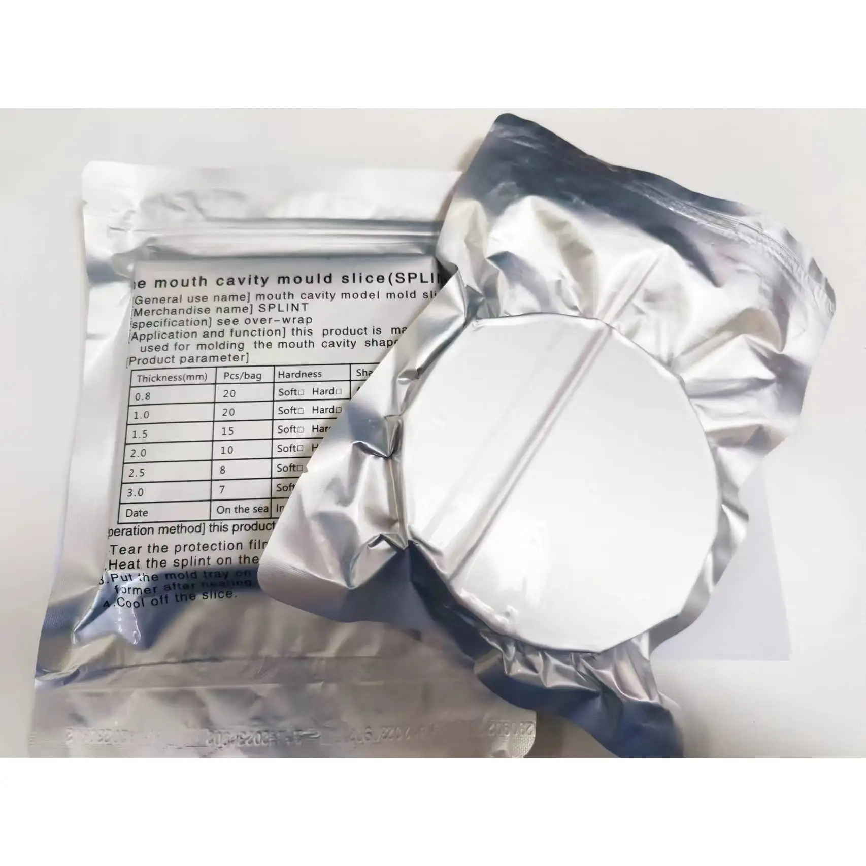 Manual Dental Whitening Orthodontic Retainer Machine Vacuum Press Film Former for Soft and Hard Films Non-Bubbling Effect