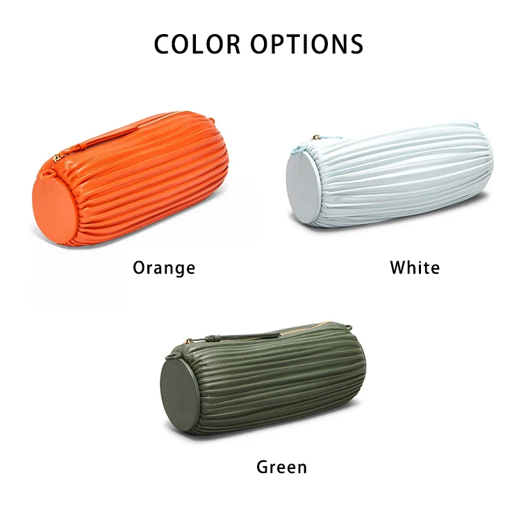 Paparazzi PA0352 Waterproof Wrinkle Cylinder ladi handbag 2023 PU Leather Single Shoulder Zipper Bucket Bag