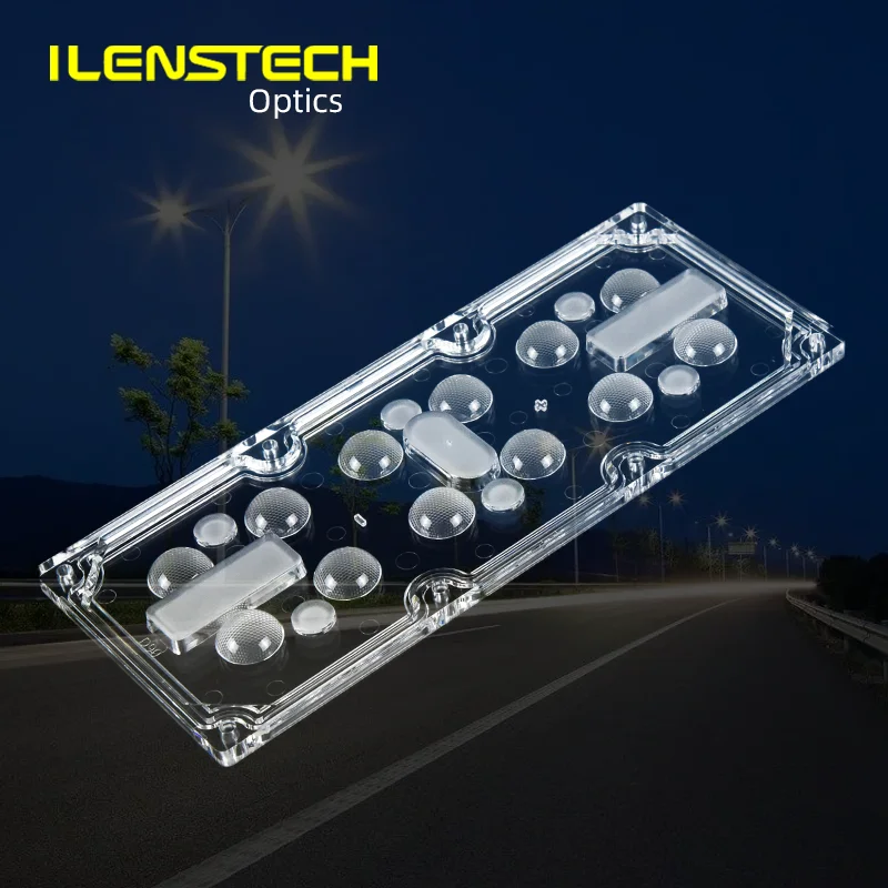 Ilenstech Flood Light Optics Led Lens 2x6 Module Secondary for