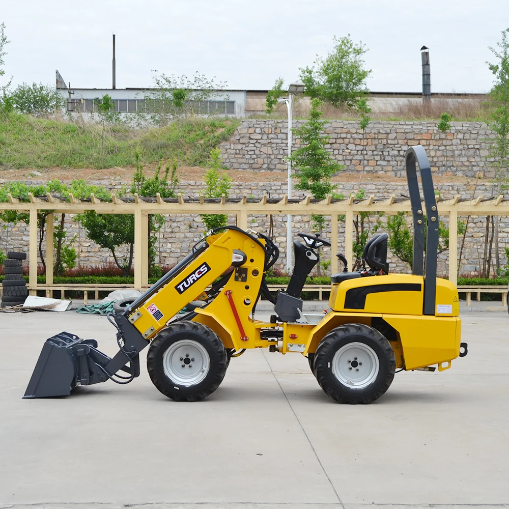 Shandong HERACLES New Style mini loader Hydrostatic system control Agricultural loader Garden Telescopic Wheel Loader