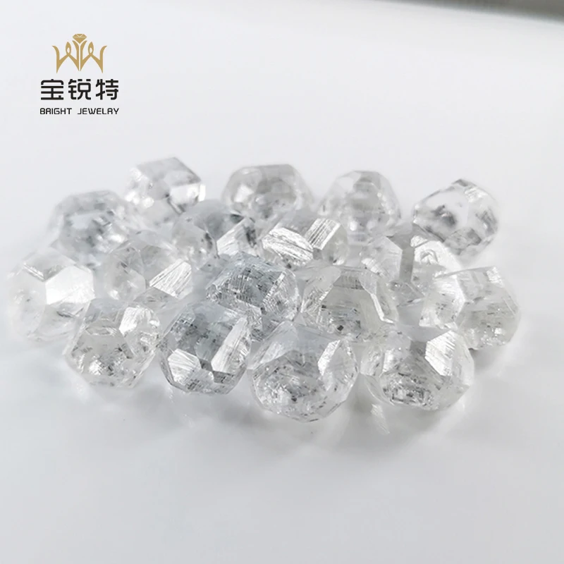 Man Made Synthetic Rough Diamond 1-10CT A+ B+ HPHT Rough Diamond Synthetic Diamond Rough