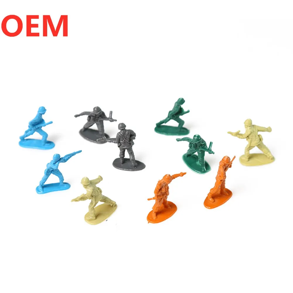 Custom Plastic Figures Toy Personalized plastic soldier miniature set