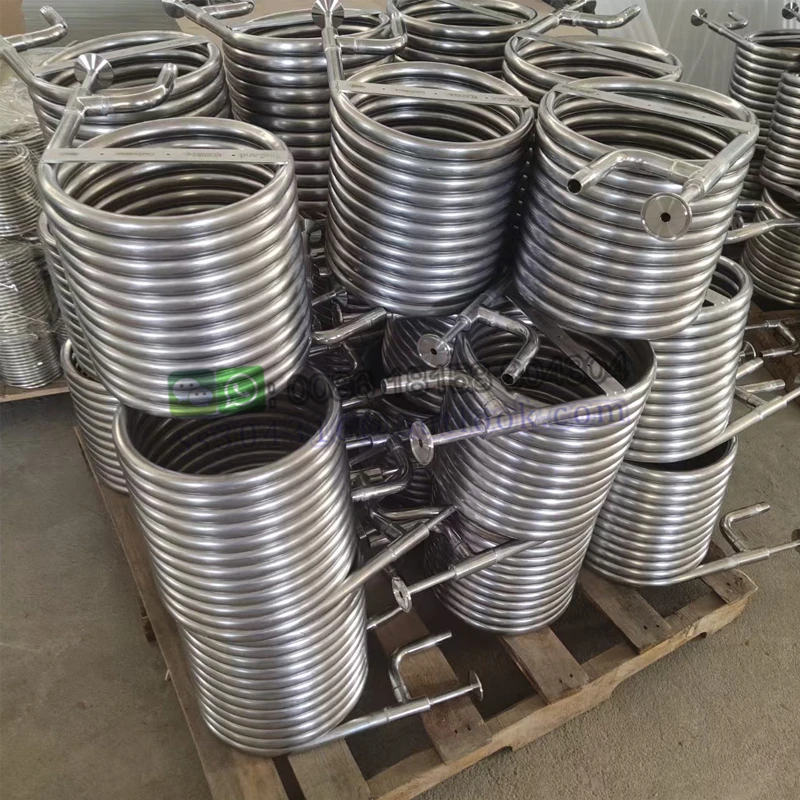 SS304 Stainless Steel Mash Cooling Coil Tubing Coil Heat Exchanger
