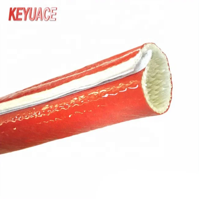 DKF- Heat Resistant Fireproof Silicone Fiberglass Sleeving