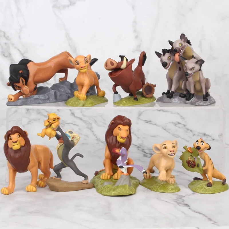 Newstar High Quality 9pcs Simba lion King figure/lion king anime figures/lion King pvc figures