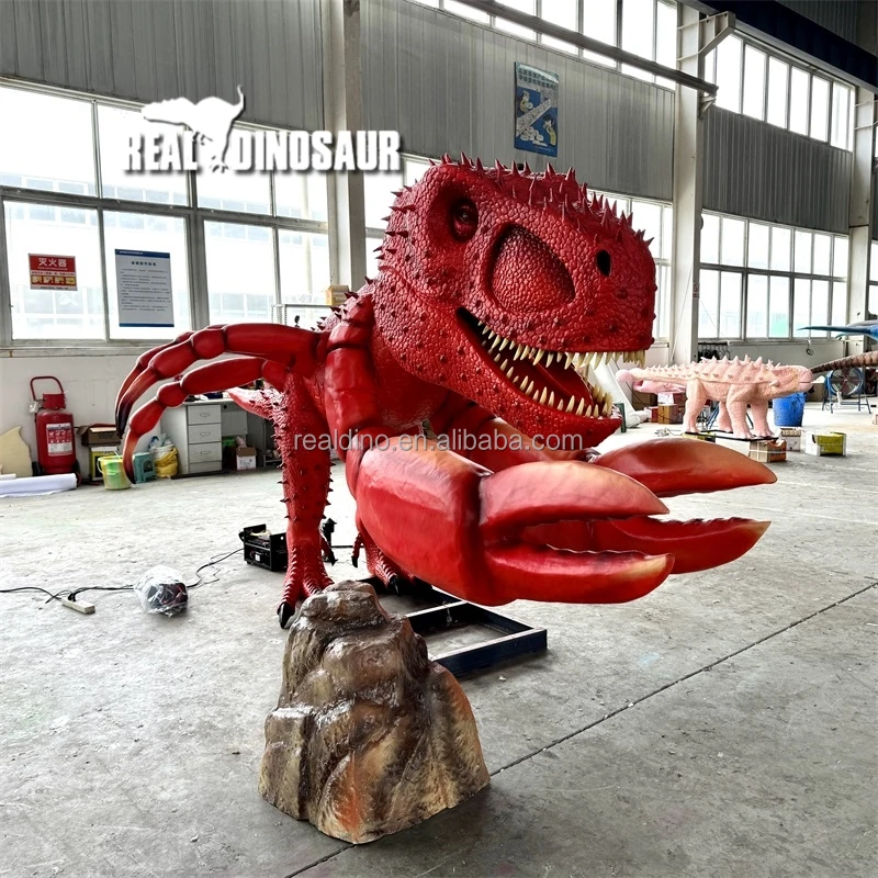 Artificial Customized Tyrannosaurus crab Model Animatronic Animal Models for Zoo