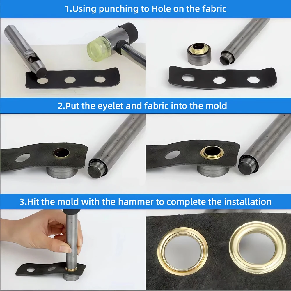 Popular Eyelet Hole Making Tool Shoes Eyelet Puncher Eyelet Manual Installation Tools