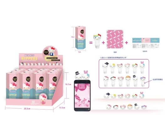 Yubon 12pcs/box Surprise toy Party Angel Mysterious doll Cute Anime Figures Christmas Model Doll Gifts Kids Toys
