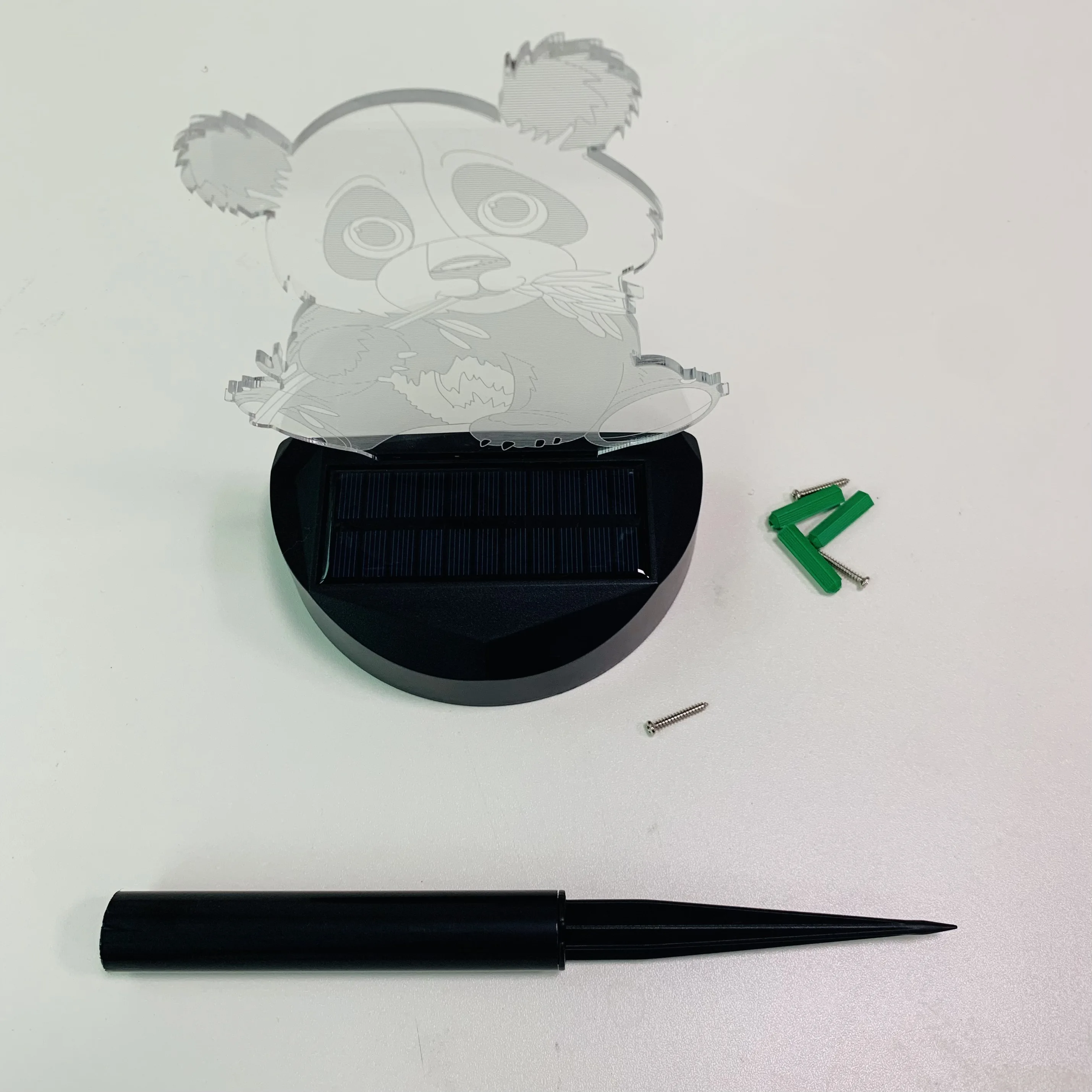 2024 3D Visual Gift water proof solar led garden light energy save  solar garden decor night light for garden and outdoor  party